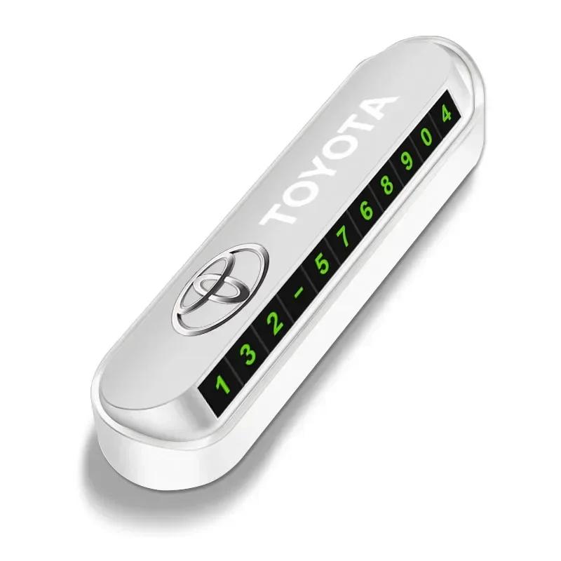 

1 шт. Новая временная парковочная карта для автомобиля, табличка-значок, стайлинг автомобиля для TRD Toyota Crown Reiz Corolla Prada Alphard Yaris Camry GT86