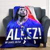 Michael Olise Player Season Blankets Flannel Printed Breathable Warm Throw Blanket for Home Office Bedspreads 0708a45