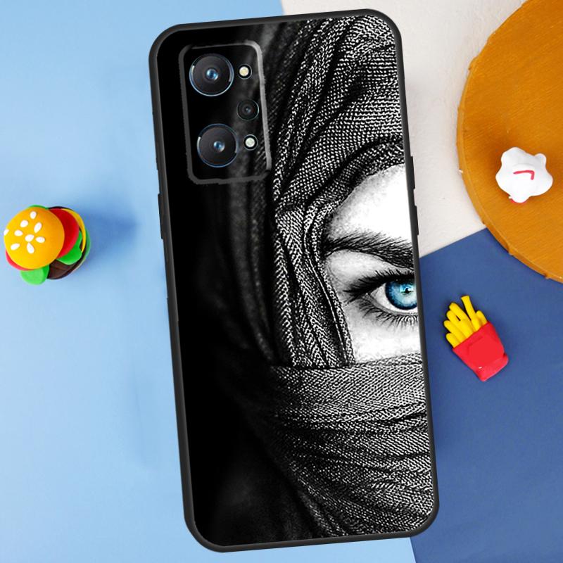 Muslim Islamic Arabic Hijab Girl For Realme 14 13 12 10 11 Pro Plus GT 6 6T 5 GT7 Pro C55 C51 C21Y C25S C67 C75 C53 C61 Case