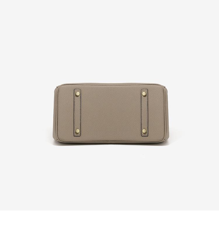 Klasyczna platynowa torba z wzorem liczi, duża pojemność, na ramię, crossbody, materiał PU, torba do dojazdów do pracy, podróżna