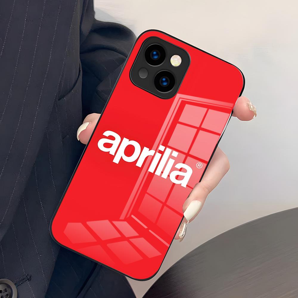 Cool A-ApriliaS Racing Phone Case For IPhone 17 Pro Max 15 Pro 16 14 Plus 12 13 Mini 11 Pro Shockproof Glass Cover