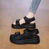 Flat-bottomed Cool Slippers Non-slip and Not Tired Sandals Summer New Velcro Thick-soled Casual Sandals Women