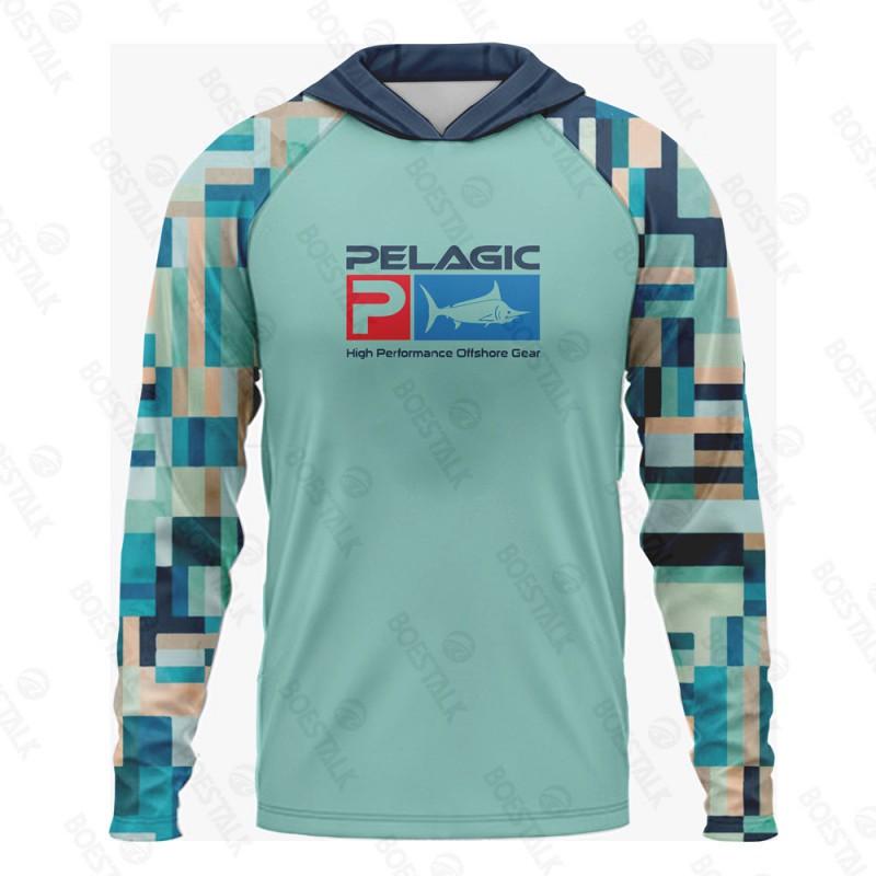 Mens Womens Quick Dry Fishing Shirt Long Sleeve Hooded UV Protection Breathable Bamboo Fiber Summer Outdoor Sport Top