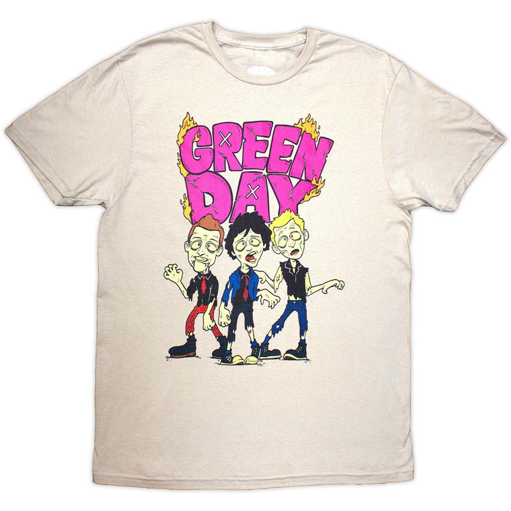 Green Day Unisex Adult Walking Zombies T-Shirt