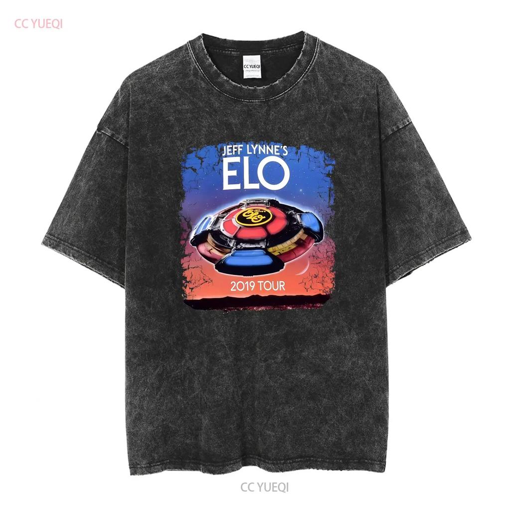 2019 Jeff Lynne S ELO Electric Light Orchestra Tour T Shirt Large Long or Short Sleeves Vintage Washed Fashion