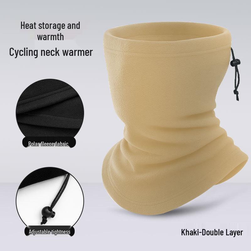 Adjustable Multifunctional Neck Warmer: Windproof Skiing & Cycling Gaiter for Autumn & Winter