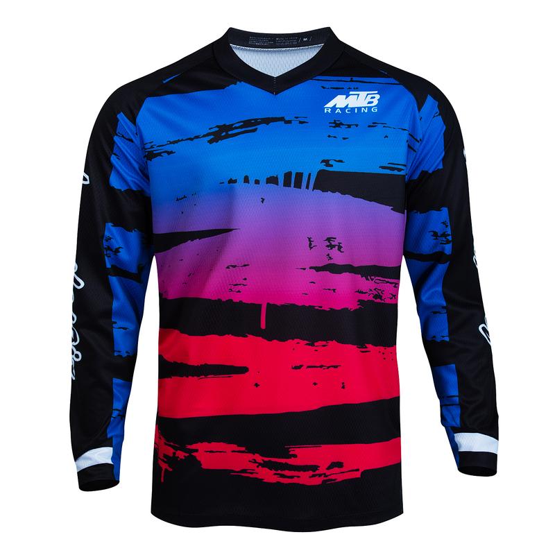 Men's Motorcycle Jersey MTB Mountain Bike T-shirt DH Cross-country Enduro Downhill Jacket Breathable Quick-Drying Sweatshirt