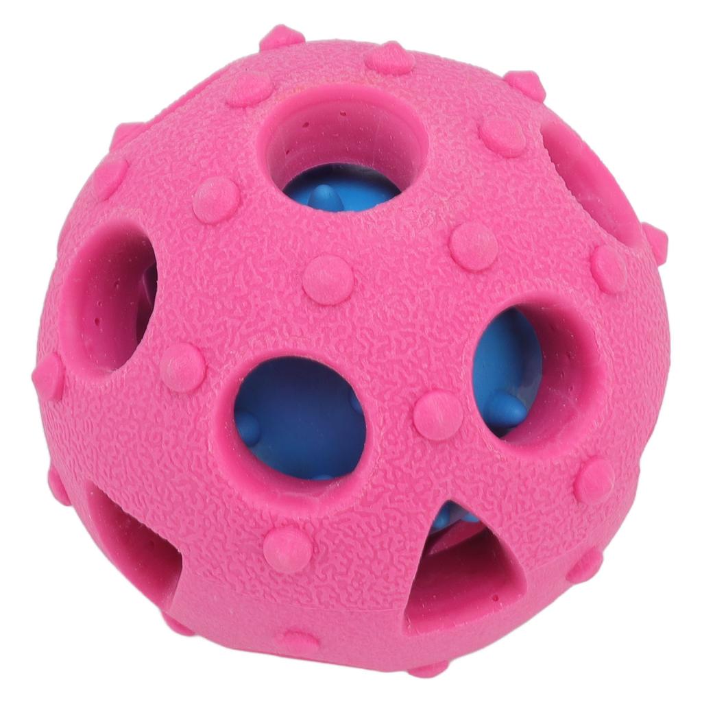 Dog Puzzle Chewing Ball Bite Resistant Interactive Slow Feeder Puppy Treat Dispensing Toy for