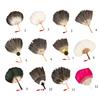 Vintage Chinese Fan Gooses Feather Wedding Party Fan Dance Feather Hand Fan Photograph Props Wood Craft Decorations Fan