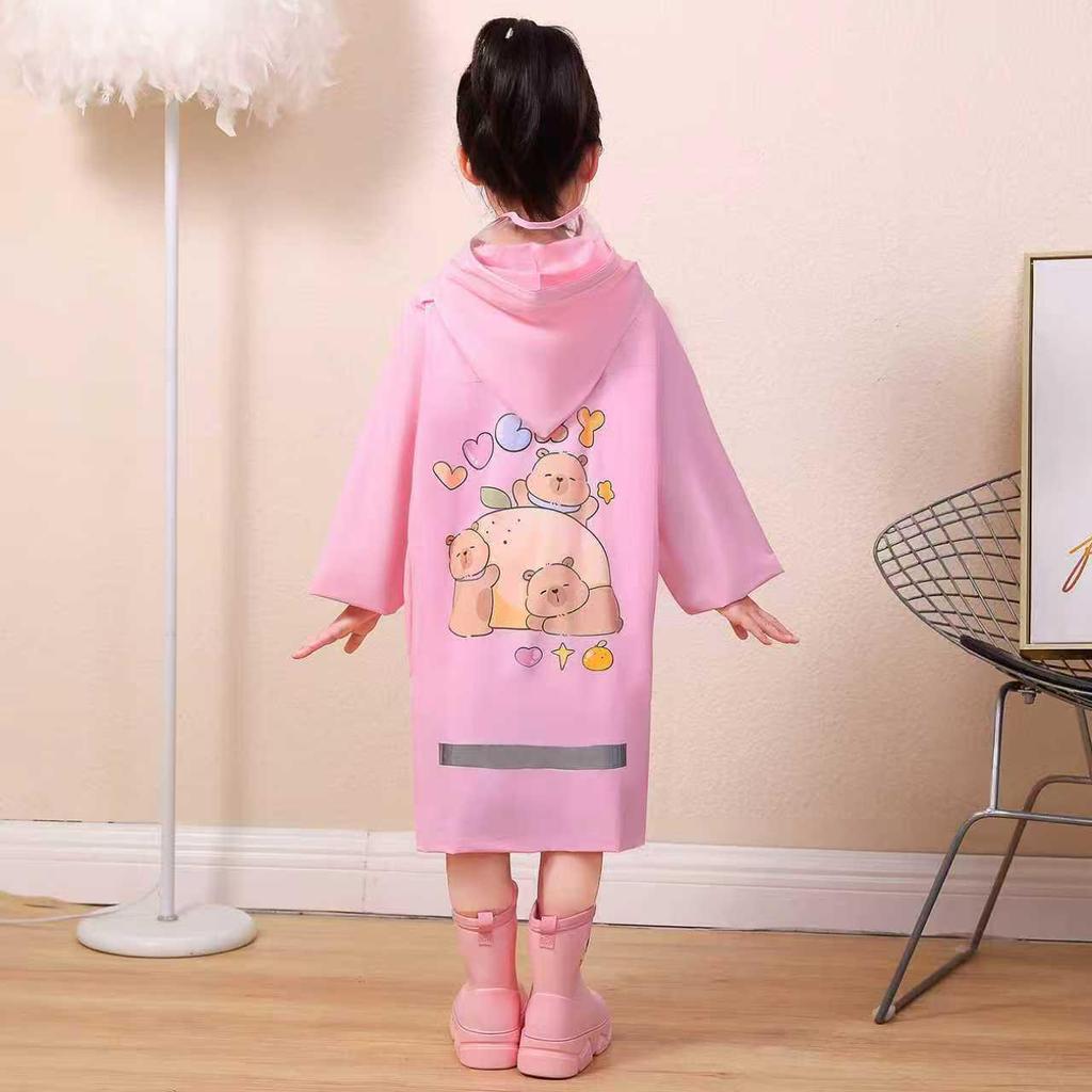 Full-Body Waterproof Kids' Raincoat - School-Friendly, Stormproof Design for Boys & Girls