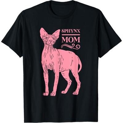 Sphynx Mama Kat Mama Sphynx Naaktkat Eigenaar Sphynx Kat T-shirt(1)