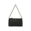 Daks Black Carlisle Embossed Leather Golddd Chain Wallet Bag