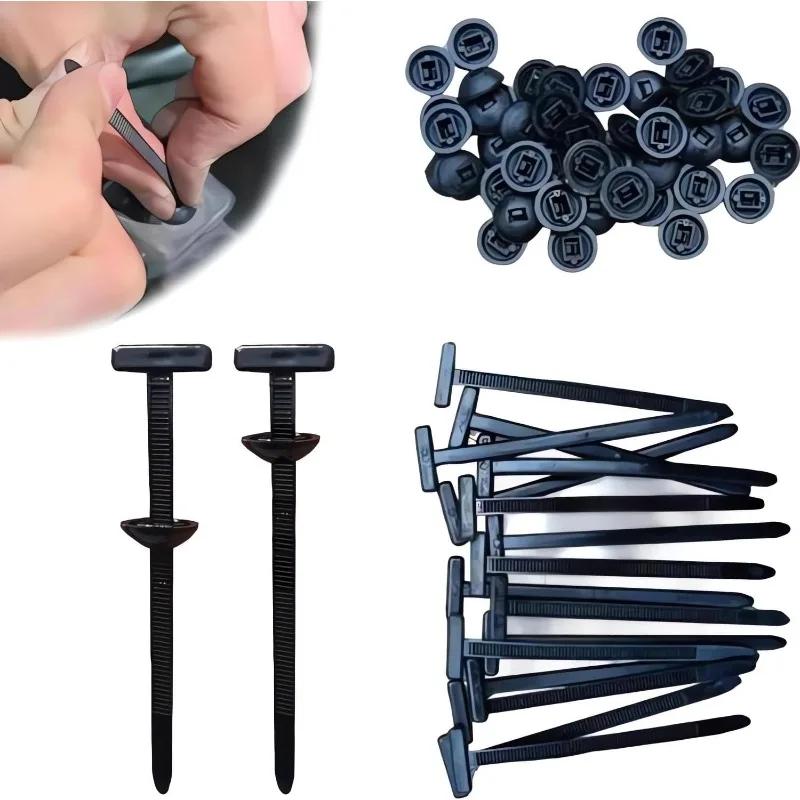 Nylon Universal Cable Tie Buckle Multipurpose Plastic Cable Ties Tool Heavy Duty Self Locking Nylon Zip Ties for Car DailyRepair