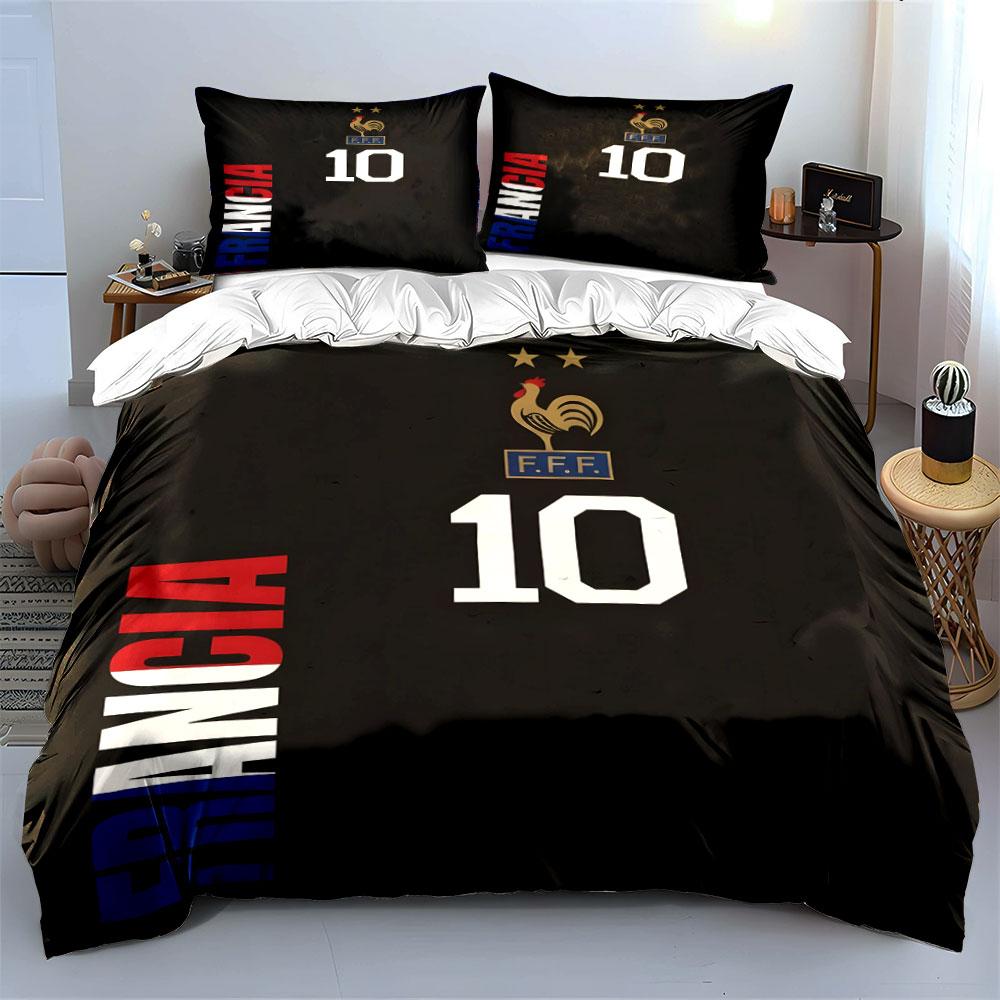 Rooster, France Flag, Number. Bedding Sets Duvet Cover Sets Duvet Covers Pillowcases(1*Duvet Cover 2*Pillowcases Without Duvet Insert)