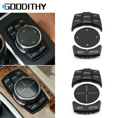 LHD RHD IDRIVE Merkezi Konsol Multimedya Anahtarı Düğmesi Anahtar Kapağı BMW 3 5 6 7X3 X4 X5 Serisi F30 F31 F10 F11 F02 F06 F25