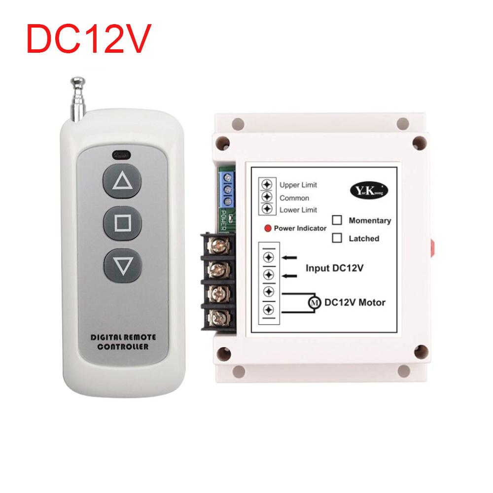 DC12V/24V 40A 400W High Power Motor Wireless Remote Control for Roller Shutter Door Forward and Reverse Switch