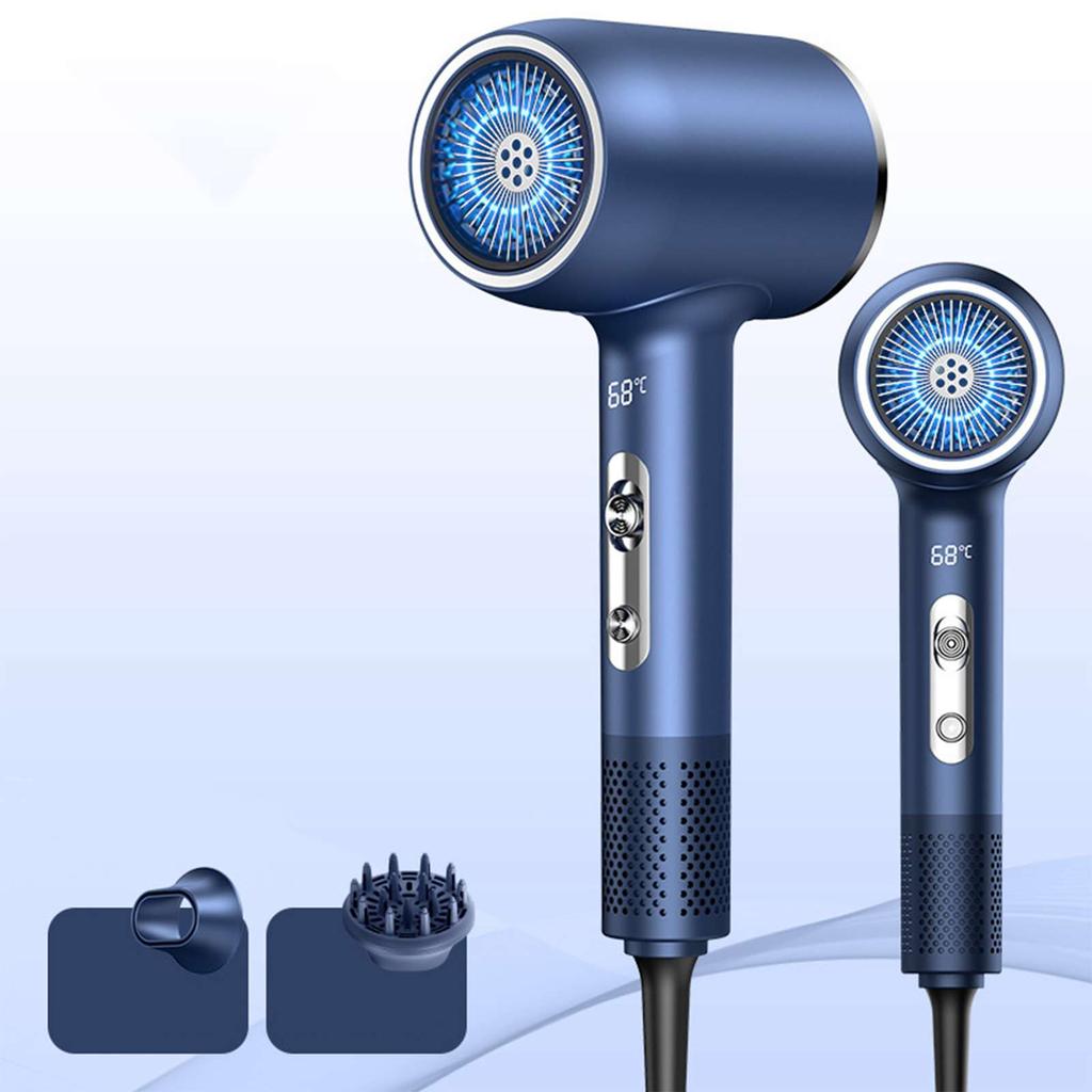 High-speed, high-power, intelligent, digital-display home hair dryer