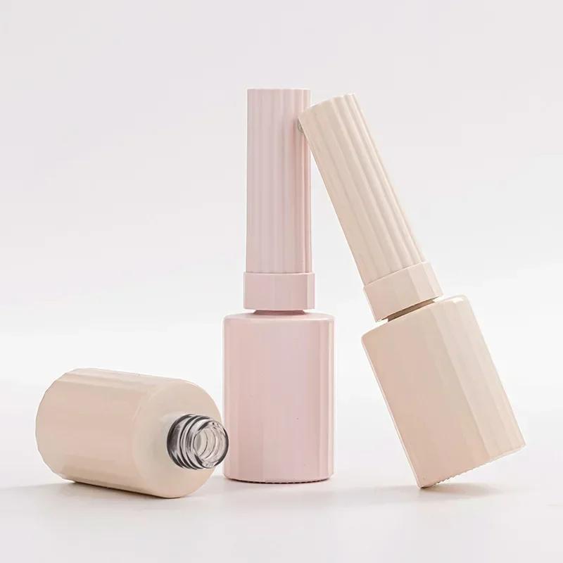 Hot 10pcs/set 12ml Empty Nail Polishing Bottle Nail Gel Empty Bottle with Brush Glass Empty Blending Bottle Touch-up Container