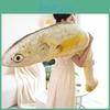 Adorable Large Yellow Fish Plush Toy Pillow For Chinajoy Fans 180cm Height!
