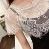 Autumn Summer Lace Bride Wedding Bolero Elegant Bridal Opera Evening Party Prom Costume Capes White Black Jackets Women Wrap