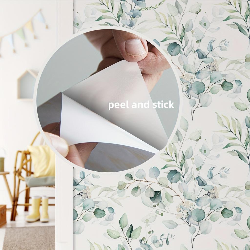 1 Volume Painted Abstract Flowers Self-adhesive Moisture-proof Seamless Wallpaper Thickened Waterproof Home Decoration Living Ro