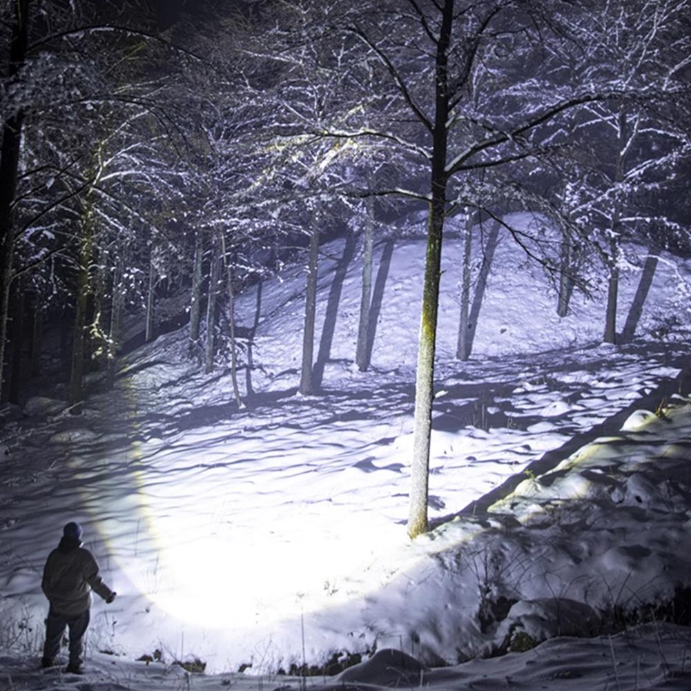 Outdoor Headlamp Long-range Strong Light Illumination USB Rechargeable Multi-Function LED Headlamp for Night Hiking Camping