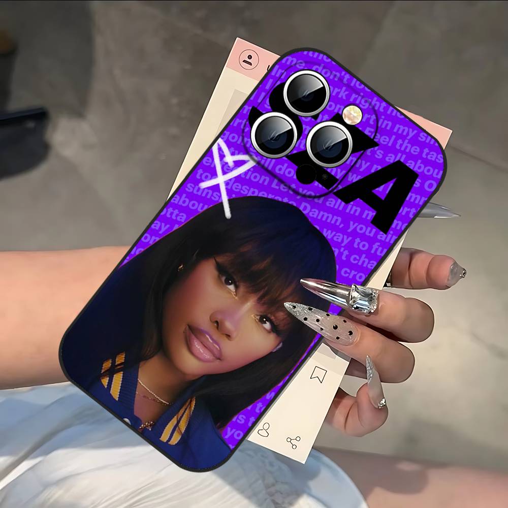 Singer SZA SOS Phone Case For IPhone 17 16 15 14 13 12 11 PRO MAX PLUS Mini TPU Soft To Skin-friendly Case
