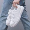 Leather men's shoes board shoes spring and autumn casual little white shoes cowhide European goods versatile breathable soft sole driving four seaso