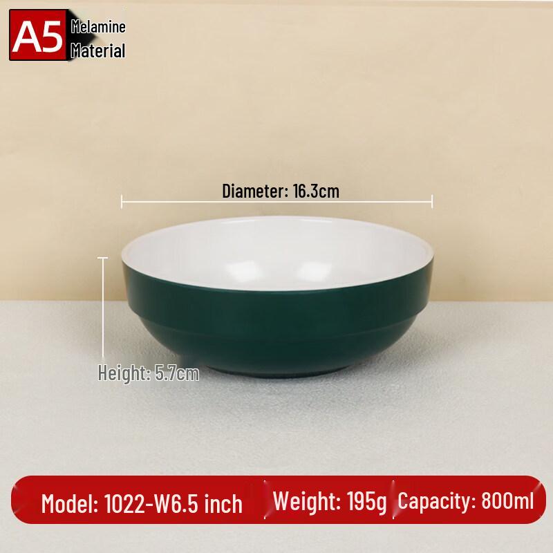 Sweet Elegant A5 Commercial Melamine Korean Soup Bowl