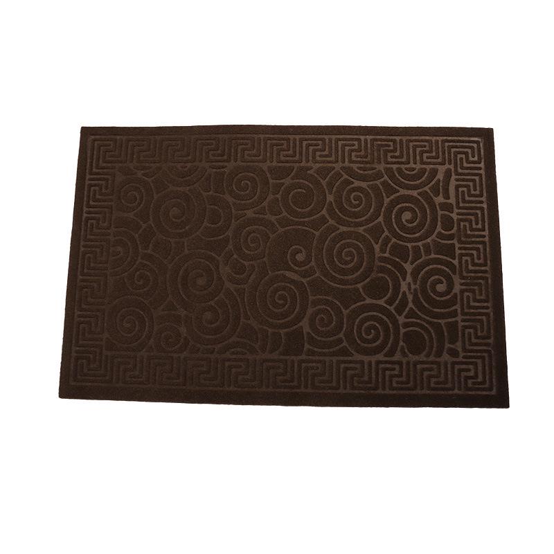 Non-slip Waterproof Semi-circular Floor Mat for Bathroom, Bedroom, and Entrance