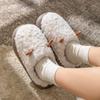 Pantofole di Cotone da Donna per Autunno e Inverno, Scarpe di Cotone da Coppia per Uomo, Spesse, Calde, Antiscivolo, Scarpe di Peluche da Casa