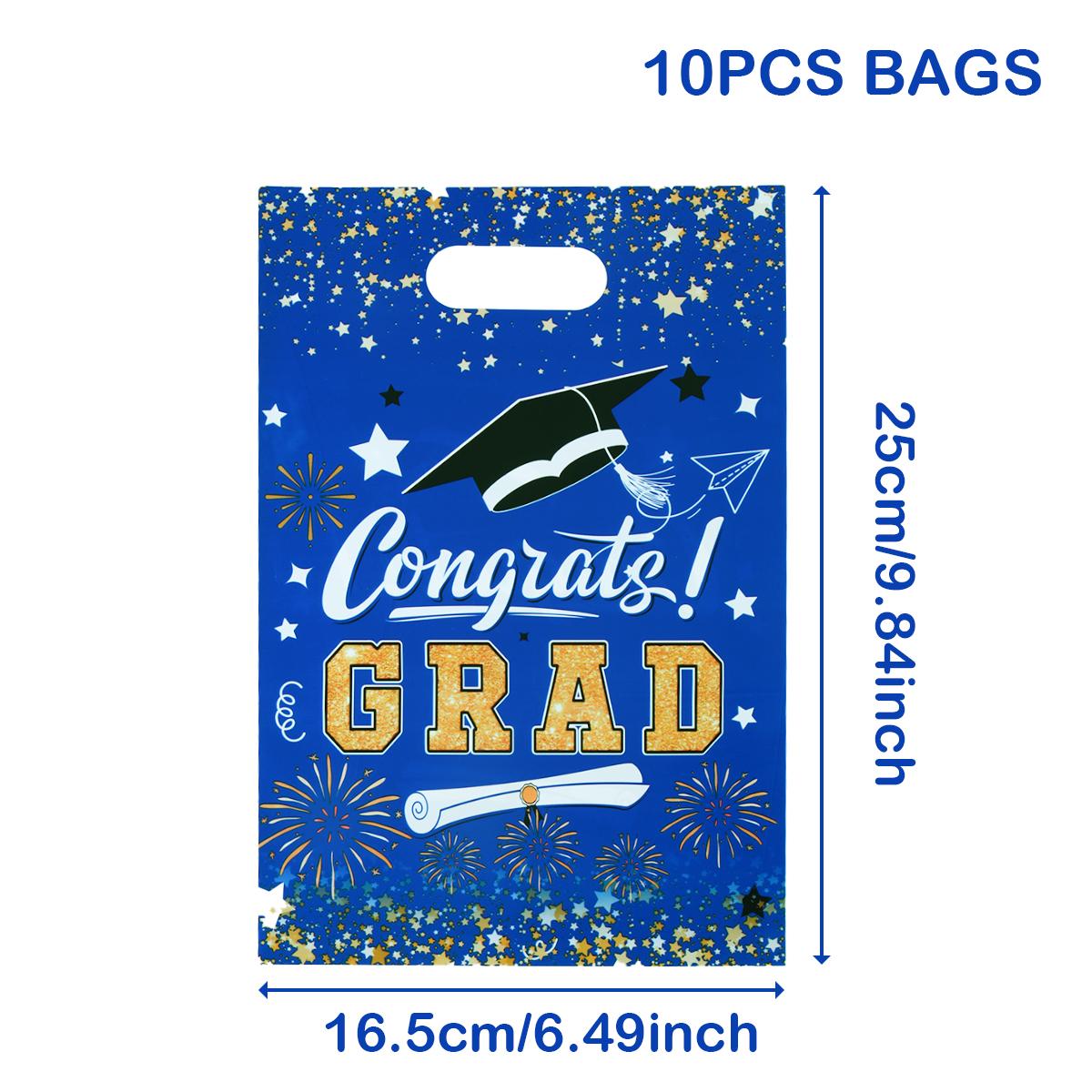 

Graduation Season Gift Candy Packing Bag Hand Bag Congrats Grad Party Decor Class of 2025 Graduation Celebration Party Supplies 10pcs