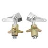 1 Pair 14mm 3 Stud Front Wheel Hubs Steering Spindle Steel Alloy Safe Driving for Drift Trike ATV Quad