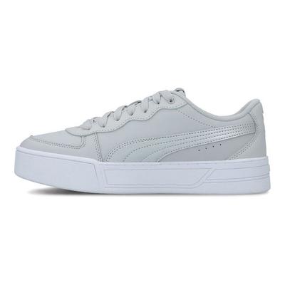 Skye Thick Sole Casual Breathable Low Top Skate Shoes Women Sneaker Gray 374764-08