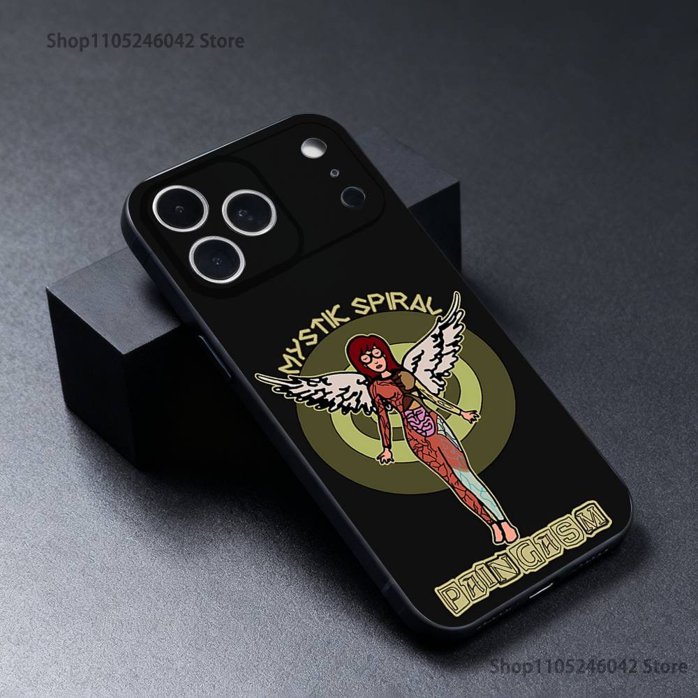 Daria Cool Girl Fashion Phone Case For iPhone 17,16,15,14,13,12,11,Pro,XS,Max,XR,Plus,E,SE4,Mini Black Soft Cover