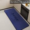 Long Flannel Kitchen Floor Mats Water and Oil Absorption Soft Mats Household Non-slip Mats Bathroom Mats Door Mats
