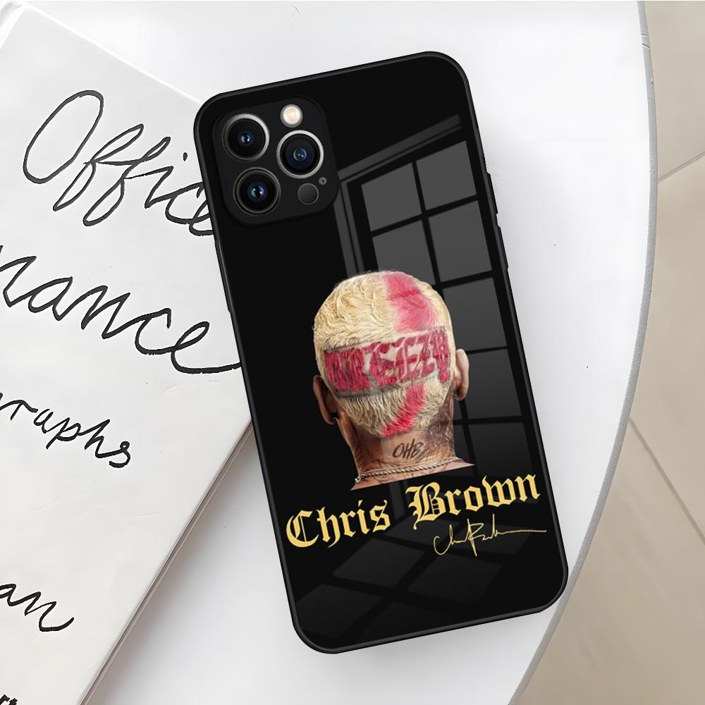 Chris Brown 11 11 Singer Phone Case for Iphone 17 16 Air 15 14 12 11 13 Pro Max Mini X Xr Xs Se Puls glass Cover