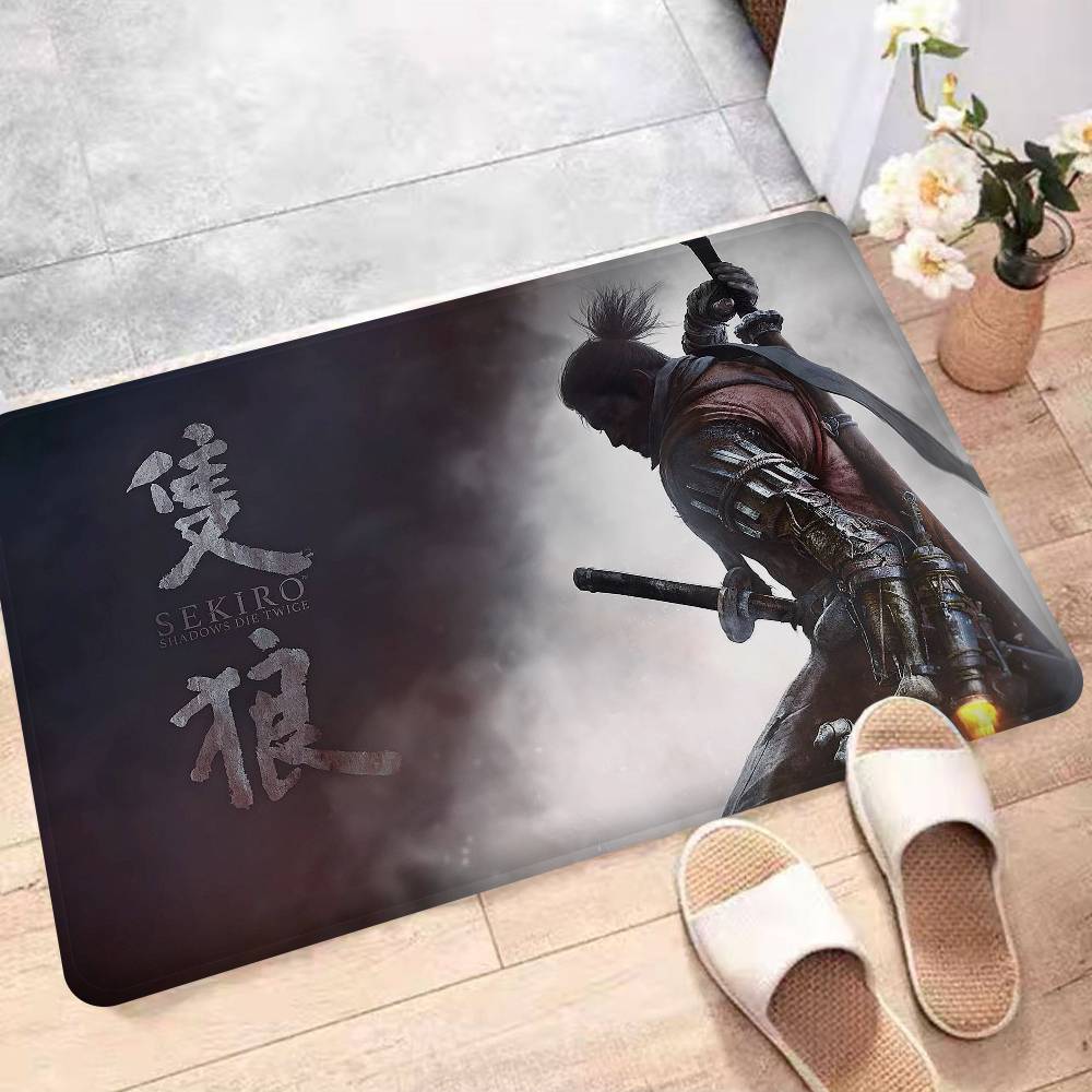 Sekiro Game Shadows Die Twice Bath Mat Kids Room Bedroom Decoration Balcony Anti-Slip Doormat Living Room Alfombra