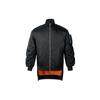 Solid Color Casual Zip Collar Long Sleeve Cotton Jacket Women Jackets Black FQ7583-010