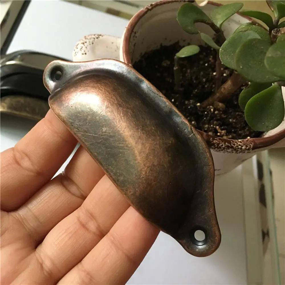 2PCS Cupboard Retro Furniture Dresser Cabinet Antique Brass Wardrobe Pulls Cabinet Pulls Drawer Knob Door Handle