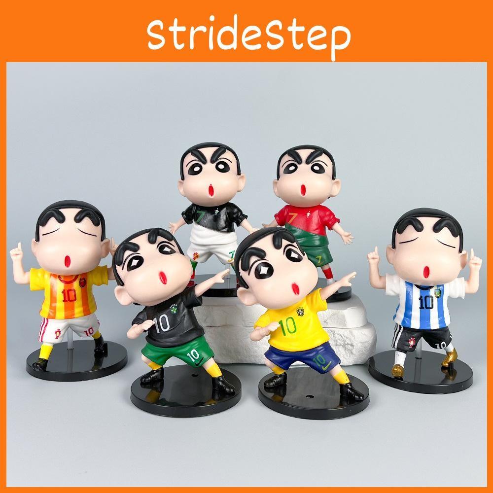 Pvc Shinchan Crayon Model With Cos Football Star Design For Fans And Decor