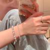 Super Dazzling and Exquisite Zircon Pearl Bracelet - Elegant and Exclusive Layered Hand Pendant for Women