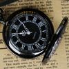 Steampunk Miedziany Vintage Pusty Trybik Pusty Kwarcowy Zegarek Kieszonkowy Naszyjnik Wisiorek Zegarek Łańcuszek Męski Damski Unikalny Zegarek