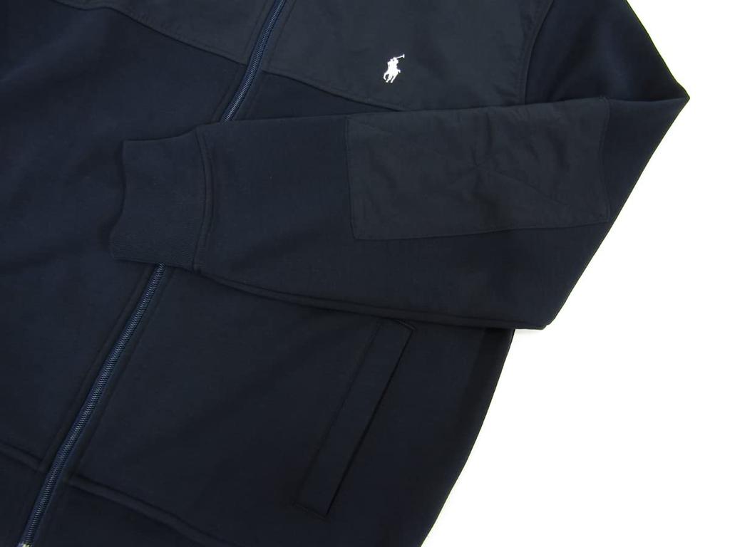 POLO RALPH LAUREN Jersey Size 0101932 Men's Full-Zip Jacket, L, AVIATORNAVY, [Used]