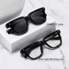 2026 New High-Quality Acrylic CP-Plugged Sunglasses Retro Square Frame Unique Trend UV Protection Eyewear Unisex Goggles
