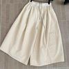 Slimming Effect Corduroy Wide Leg Pants Women Casual Style High Waist Polyester Fiber Comfortable Autumn Arrival
