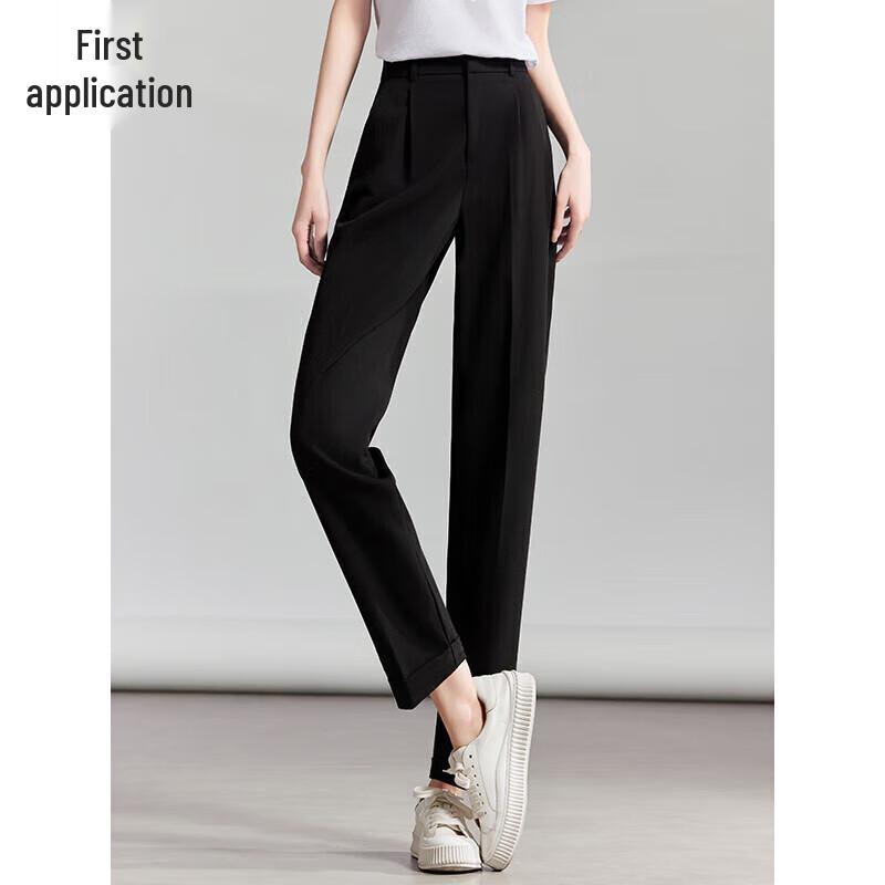 Women's High-Waisted Slim-Fit Harem Suit Pants
