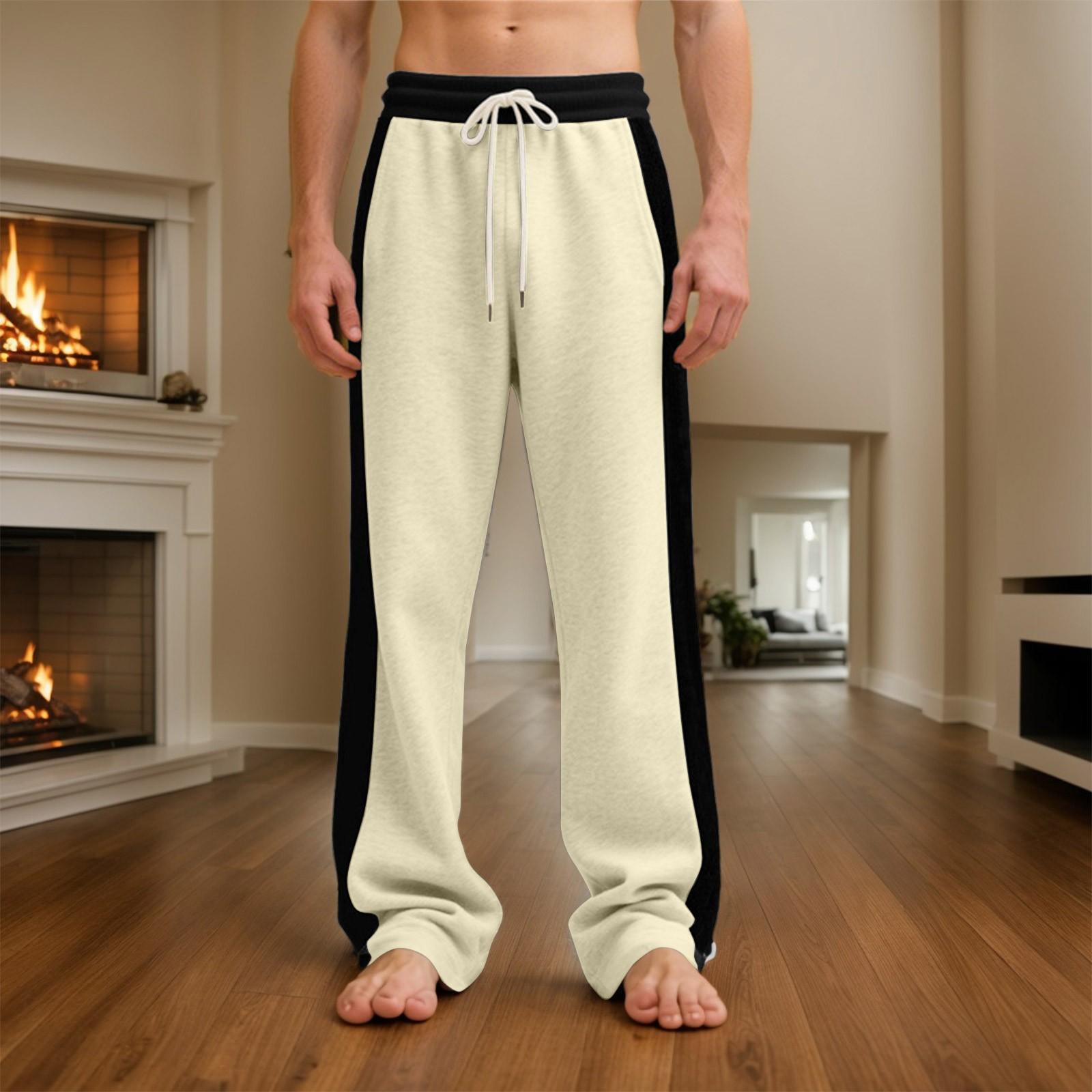 

Мужские повседневные брюки на шнурке, все дышащие мужские брюки на шнурке, весна и осень, винтажные пэчворк, новые мужские свободные прямые брюки на шнурке M хаки