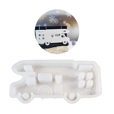 RV Camper Decor Accessories Mold Creative Camper Shaped Decoration Silicone Mould for Wall or Tabletop Display