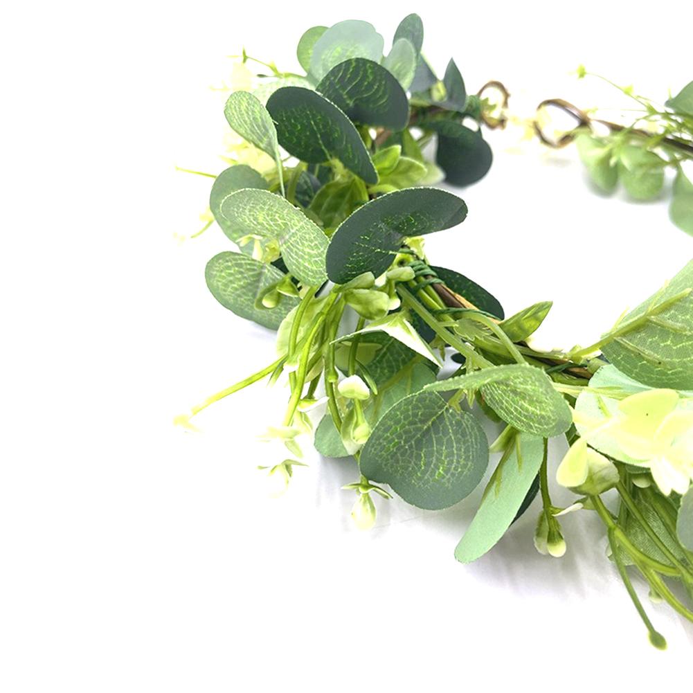 Artificial Leaf Garland Crown Hair Wreath Headband Headpiece Accessories For Wedding Party Photo Prop